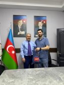 26.05.2026  Nizami Bələdiyyəsi tərəfindən şəhid və qazi ailələrinə bayram sovqatları təqdim olunub